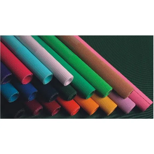vlnitá lepenka, 50x70 cm, červená červená