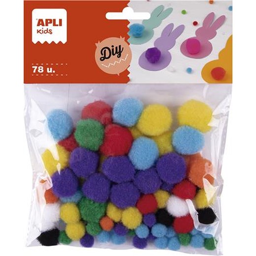 Pompom, APLI "Creative", mix farieb