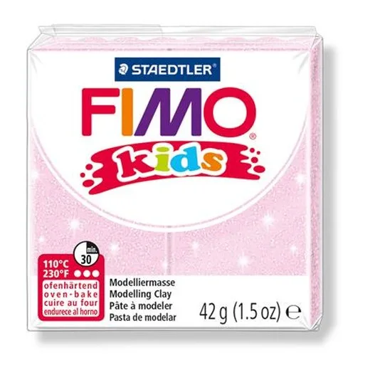 Modelovacia hmota, polymérová, FIMO "Kids", svetloružová