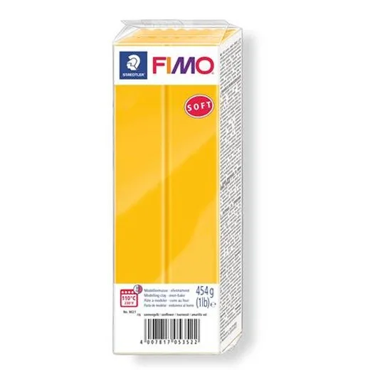 Modelovacia hmota, 454 g, na vypálenie, FIMO "Soft", slnečnicovo žltá