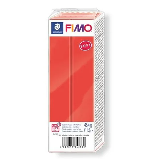 Modelovacia hmota, 454 g, na vypálenie, FIMO "Soft", indiánska červená