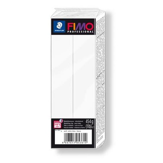 Modelovacia hmota, 454 g, na vypálenie, FIMO "Professional", biela