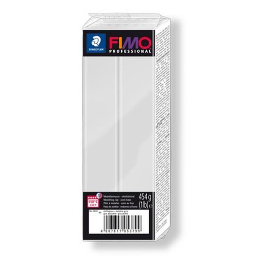 Modelovacia hmota, 454 g, na vypálenie, FIMO "Professional", delfínovo sivá