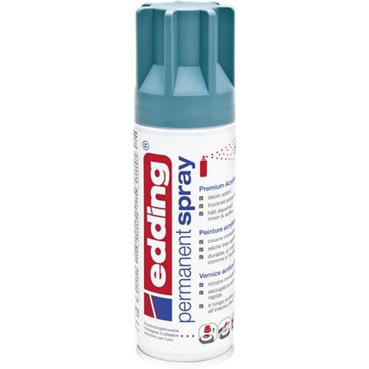 Akrylový sprej, 200ml, EDDING "5200", matná tyrkysová