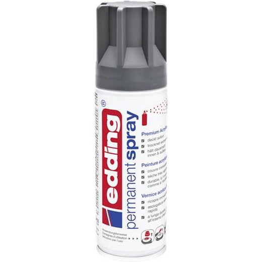 Akrylový sprej, 200ml, EDDING "5200", matná antracitová