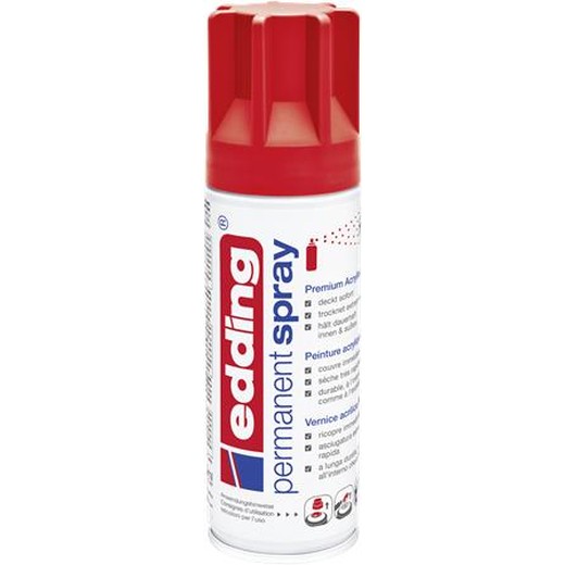 Akrylový sprej, 200ml, EDDING "5200", matná červená
