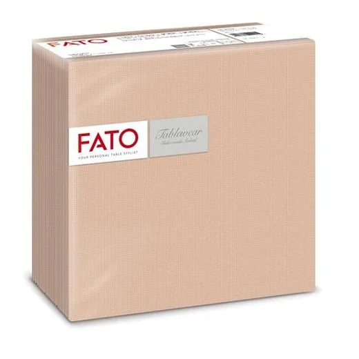 Servítky, 1/4 ohyb, 40x40 cm, FATO "Airlaid Shade", cappuccino