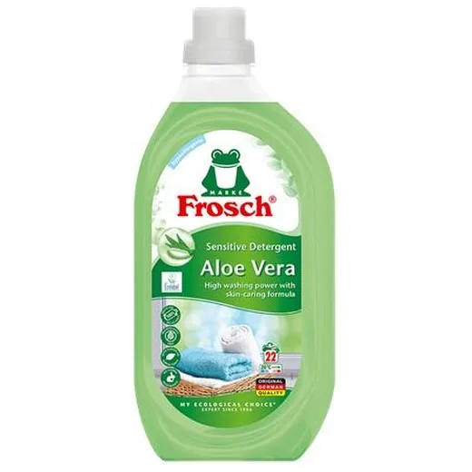 Tekutý prací prostriedok, 1,5 l, FROSCH "Aloe Vera"