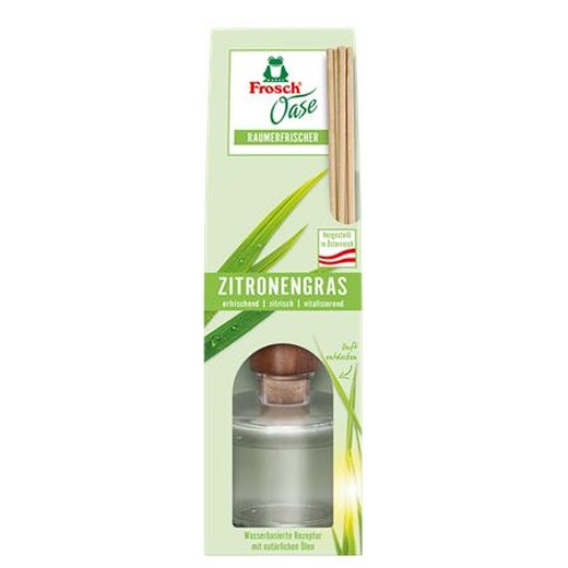 Osviežovač vzduchu, 90 ml, FROSCH "Oase", citrónová tráva