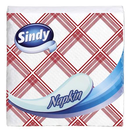 Servítky, 45 listov, "Sindy", štvročekový vzor