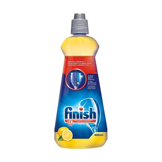 Prípravok do umývačky riadu, 400 ml, FINISH, "Shine&Dry", citrón