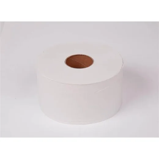 Toaletný papier, T2 systém, 2-vrstvový, priemer: 19 cm, "Mini Jumbo", biela