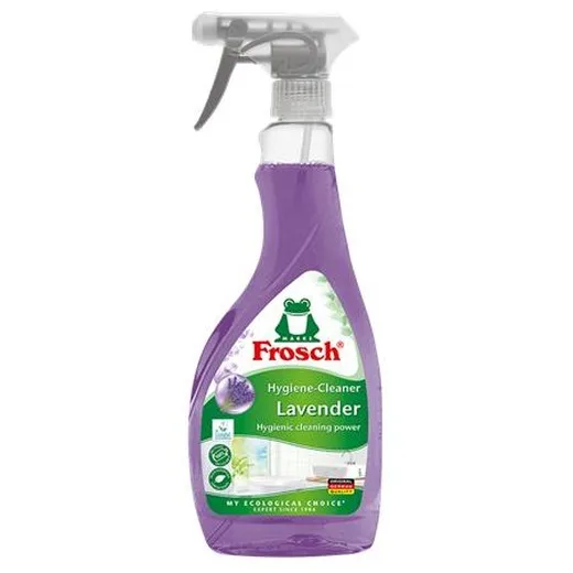 Hygienický čistiaci prostriedok, 500 ml, s rozprašovačom, FROSCH, levanduľa