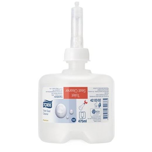 Čistič WC sedadiel, 475 ml, S2 systém, TORK