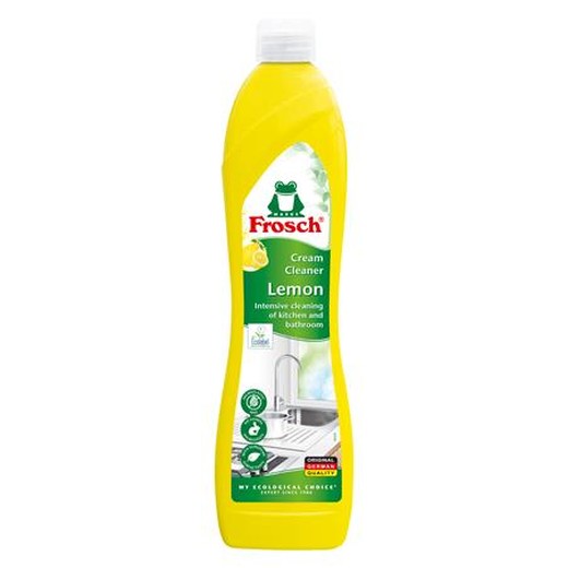 Čistiaci krém, 500 ml, FROSCH, citrón