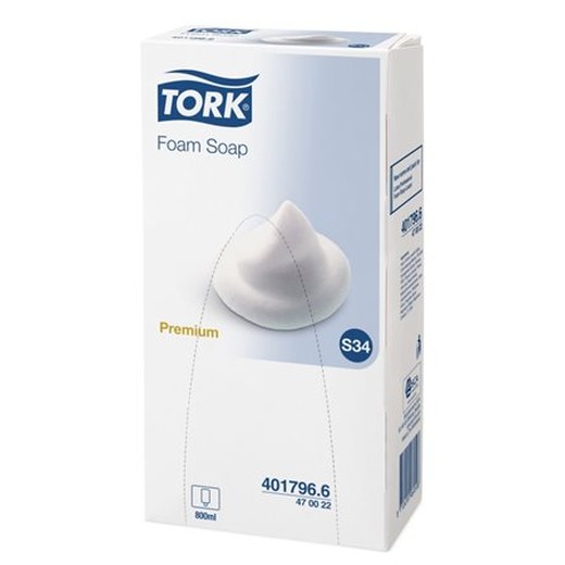 Penové mydlo, 0,8 l, S34 systém, TORK, ružová