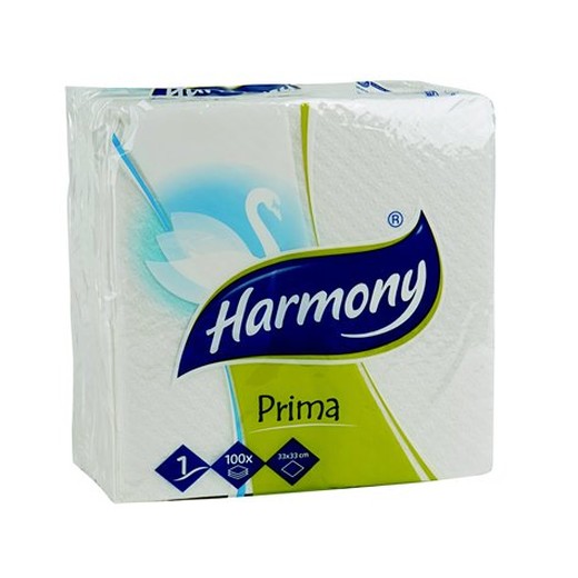 Servítky, 100 listov, "Harmony Prima Plus"