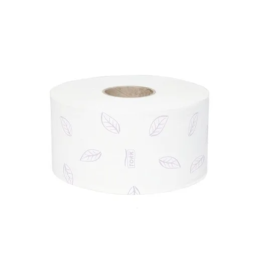 Toaletný papier, T2 systém, 3-vrstvový, priemer: 18,7 cm, Premium, TORK "Mini Jumbo", biela