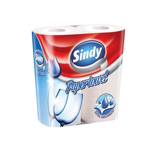 Kuchynské utierky "Sindy", dvojvrstvové, 2 ks/bal