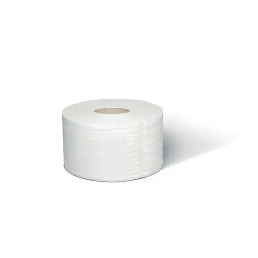 Toaletný papier, T2 systém, 1-vrstvový, priemer: 19 cm, Universal, TORK "Mini Jumbo", biela