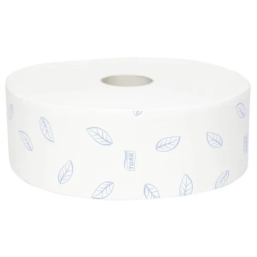 Toaletný papier, T1 systém, 2-vrstvové, priemer: 26 cm, Premium, TORK "Soft Jumbo", biela