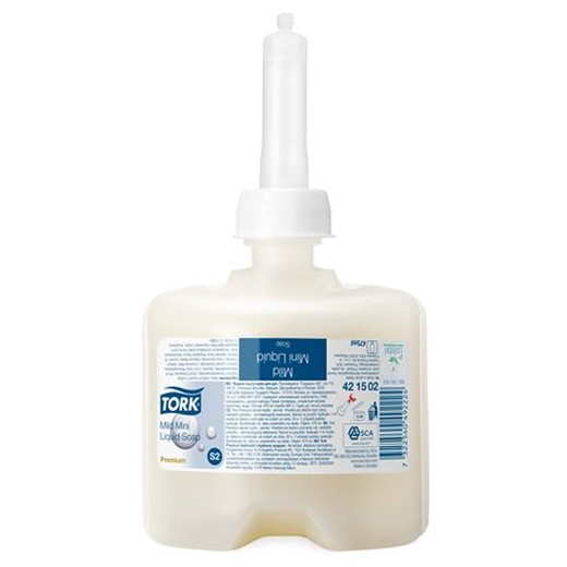 Tekuté mydlo, 0,475 l, S2 systém, TORK "Mini", jemne parfumované