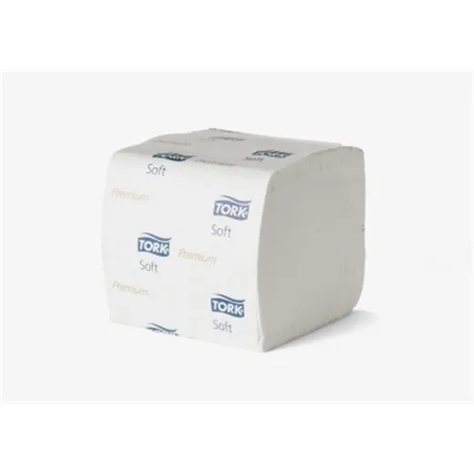 Toaletný papier, skladaný, T3 systém, 2-vrstvový, Premium, TORK "Folded", biela