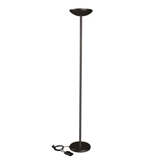 Stojacia lampa, halogénová, nastaviteľná, MAUL "Sky", čierna