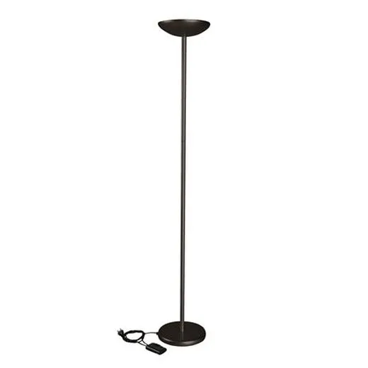 Stojacia lampa, halogénová, nastaviteľná, MAUL "Sky", čierna