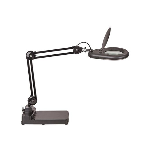 Stolová lampa, LED, lupa, MAUL "Viso", čierna