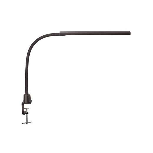 Stolová lampa, LED, stmievateľná, s uchytením, MAUL "Pirro", čierna