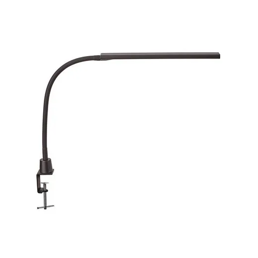 Stolová lampa, LED, stmievateľná, s uchytením, MAUL "Pirro", čierna