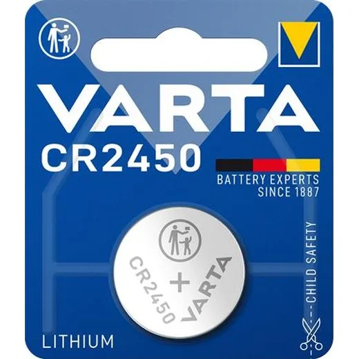 Gombíková batéria, CR2450, 1 ks, VARTA "Professional"