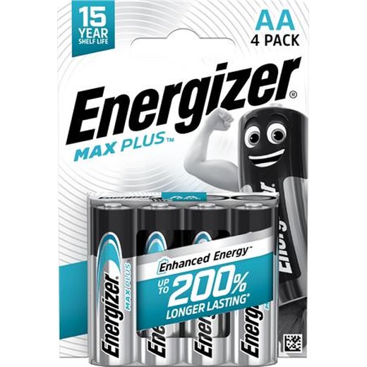Batéria, AA, tužková, 4 ks, ENERGIZER "Max Plus"
