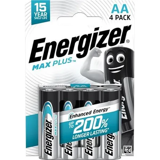 Batéria, AA, tužková, 4 ks, ENERGIZER "Max Plus"