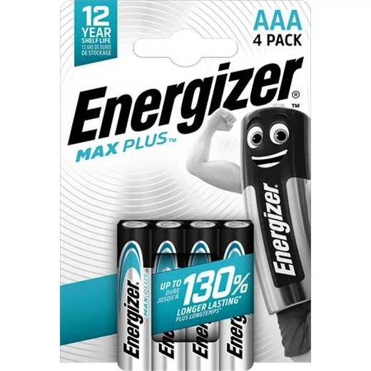 Batéria, AAA mikro, 4 ks, ENERGIZER "Max Plus"