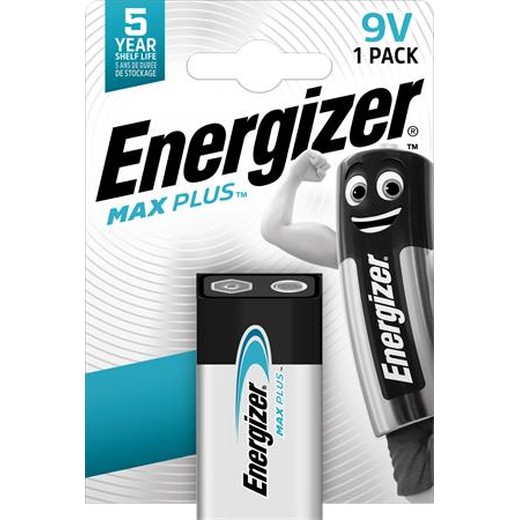 Batéria, 9V, 1 ks, ENERGIZER, "Max Plus"