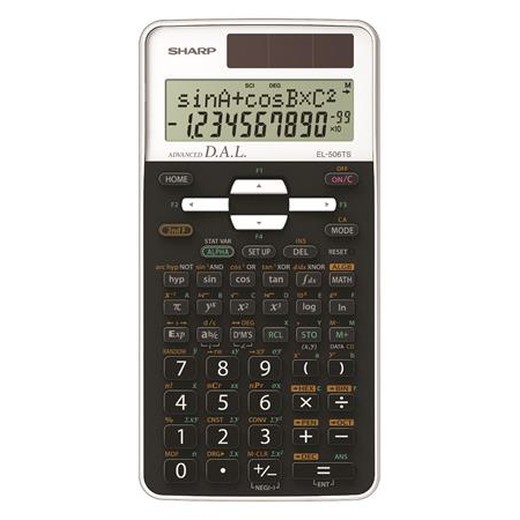 Kalkulačka, vedecká, 470 funkcií, SHARP "EL-506TS"
