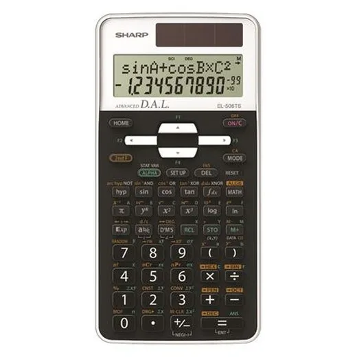 Kalkulačka, vedecká, 470 funkcií, SHARP "EL-506TS"