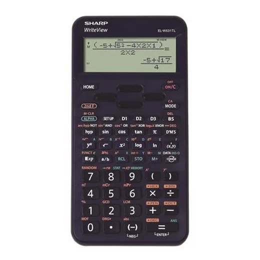 Kalkulačka, vedecká, 420 funkcií, SHARP "EL-W531TL", modrá