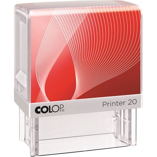 Pečiatka, COLOP "Printer IQ 20" biela pečiatka - čierna poduška