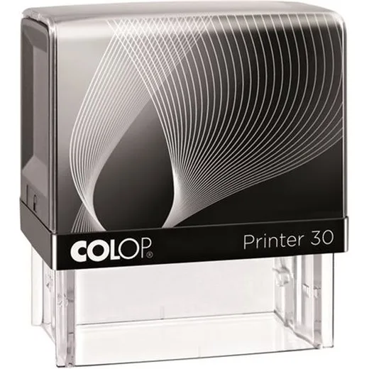 Pečiatka, COLOP "Printer IQ 30" čierna pečiatka - čierna poduška
