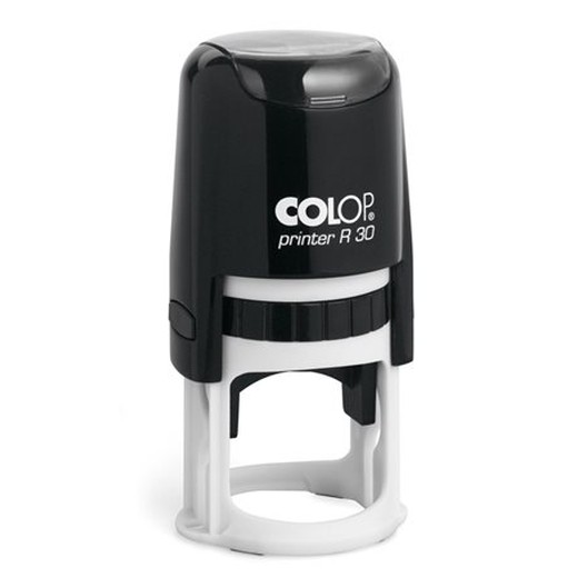 Pečiatka, kruh, COLOP "Printer R 30", s modoru poduškou