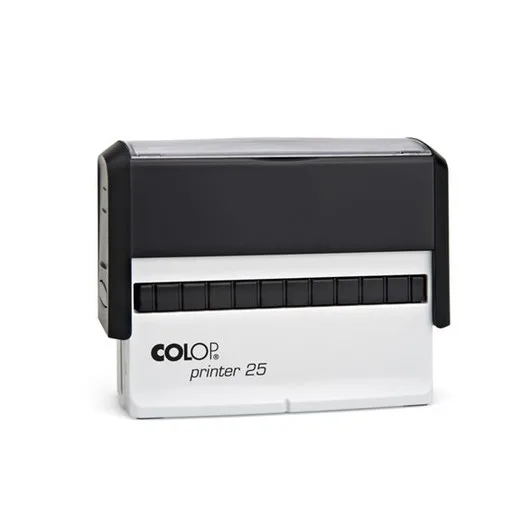 Pečiatka, COLOP "Printer 25", s modrou poduškou