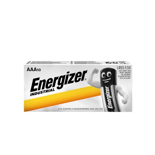 Batéria AAA mikro, 10 ks, ENERGIZER "Alkaline Industrial"