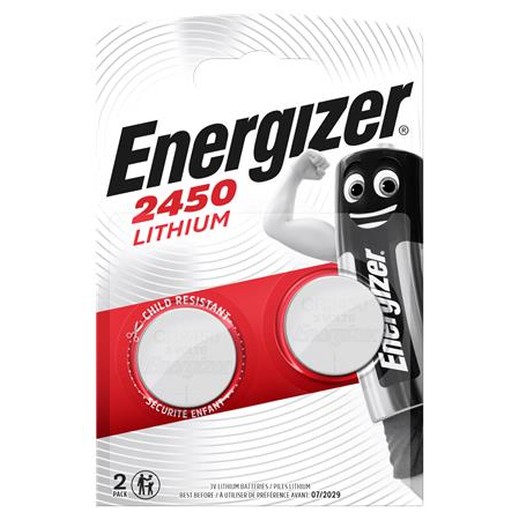 Gombíková batéria "CR2450", 2 ks, ENERGIZER
