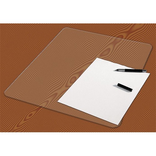 Podložka na stôl, 648x509 mm, PANTA PLAST, priehľadná