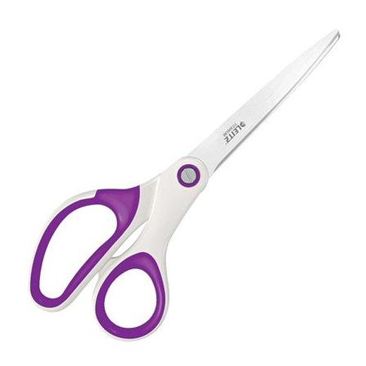 Nožnice, kancelárske, 20,5cm, LEITZ "Wow Titán", fialová