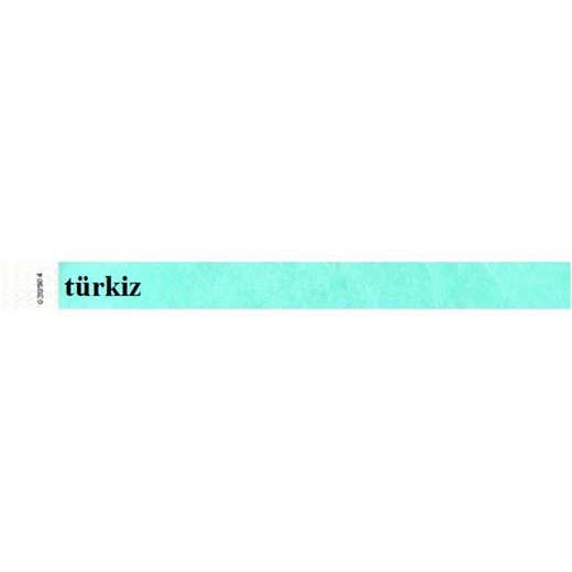 Identifikačný náramok,  3/4", tyvek, tyrkysový