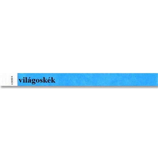 Identifikačný náramok,  3/4", tyvek, svetlo modrý